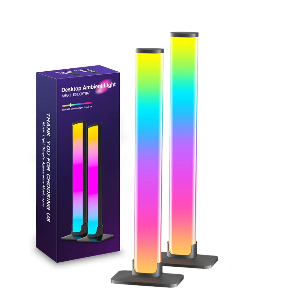 LED Night Desktop Smart RGB  Atmosphere Light Remote Variable Colors USB-powered for Gaming Desk Office Party TV Background Lamp