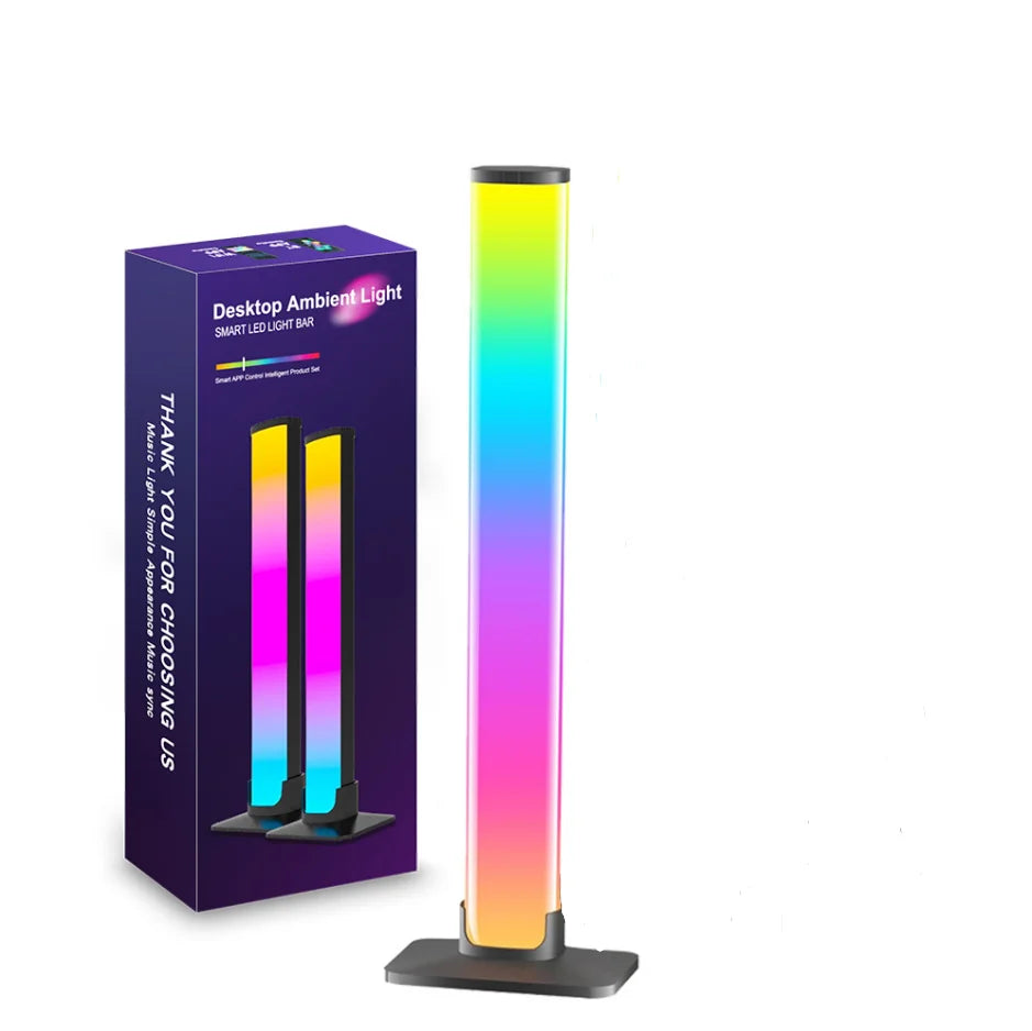 LED Night Desktop Smart RGB  Atmosphere Light Remote Variable Colors USB-powered for Gaming Desk Office Party TV Background Lamp