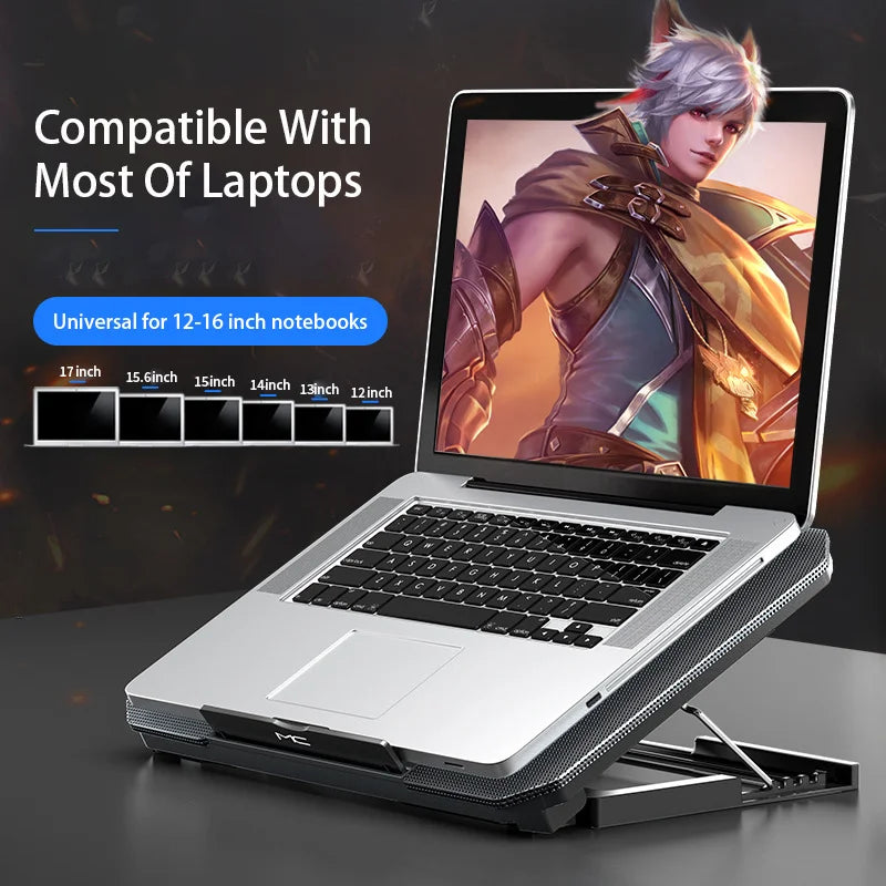 Variable Speed Laptop Cooling Pad 12-16 inch