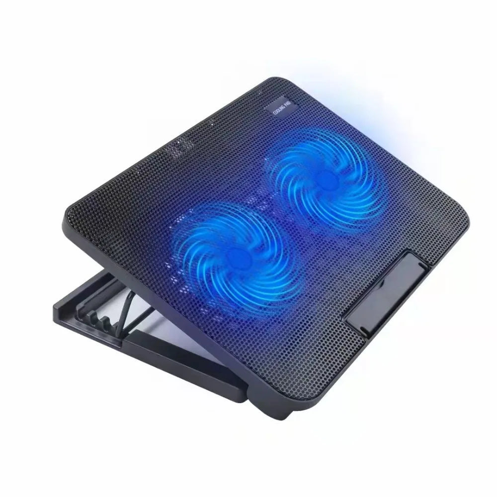 USB Powered Laptop Cooling Pad with Adjustable Angle Design