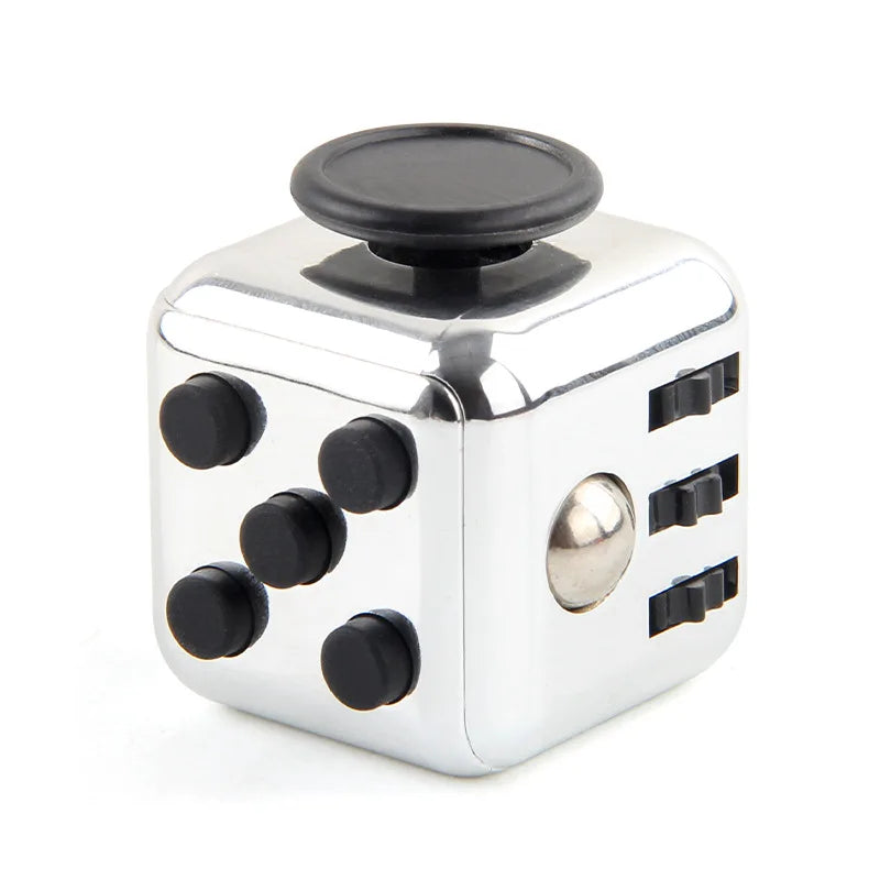 Solid Color Fidget Decompression Dice for Release Stress Autism Anxiety Relieve Adult Kids Stress Relief Anti-Stress Fingertip