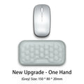 Mouse Pad Memory Foam Mouse Mat Keyboard Mouse Pad Set Ergonomic Wrist Pad Mice Mat For Office Home Computer Laptops Mouse Pad