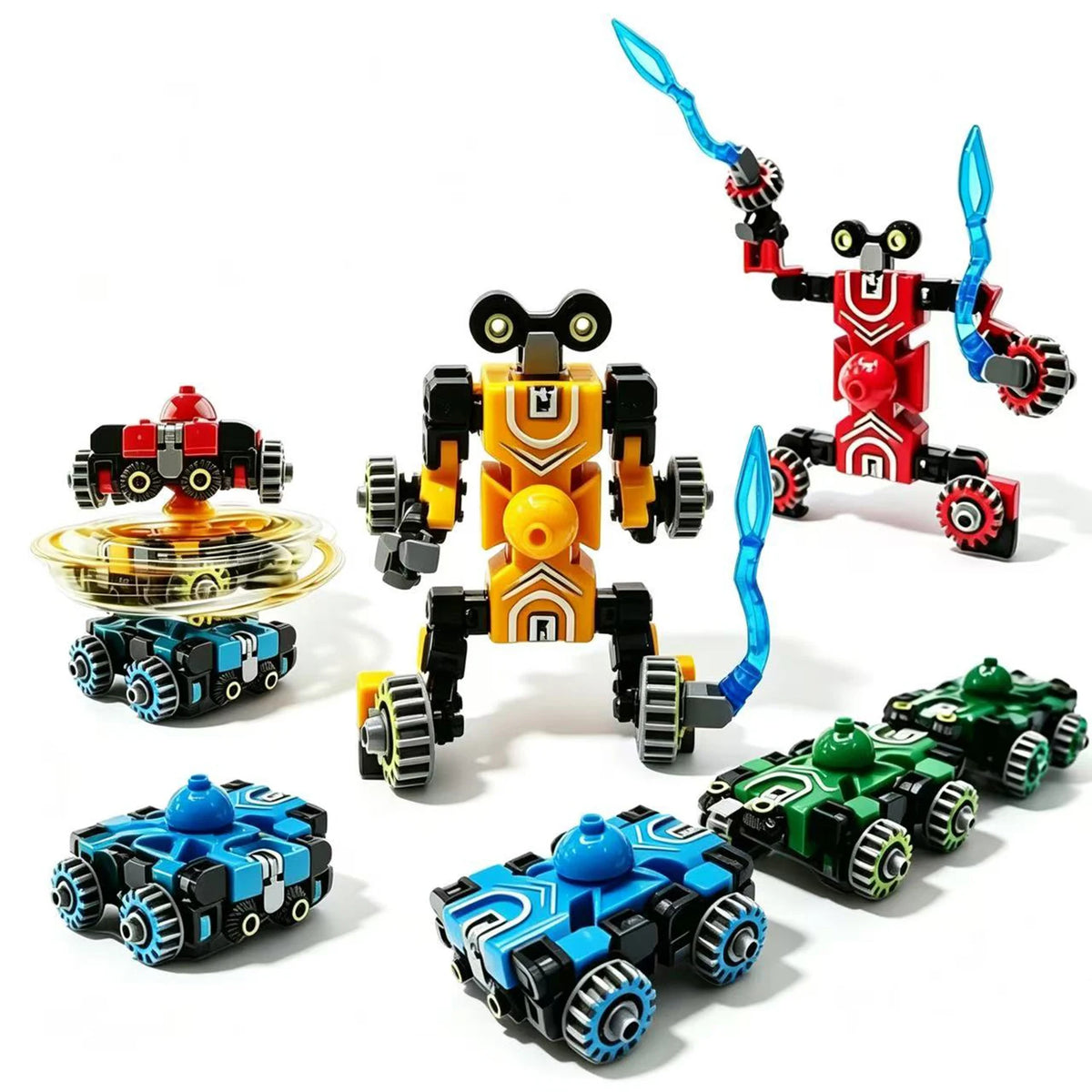 Fidget Spinners The Fingertip Gyro DIY Deformable Robot Funny Sensory Toys Decompression Spinner Party Favors