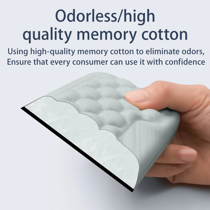 Mouse Pad Memory Foam Mouse Mat Keyboard Mouse Pad Set Ergonomic Wrist Pad Mice Mat For Office Home Computer Laptops Mouse Pad