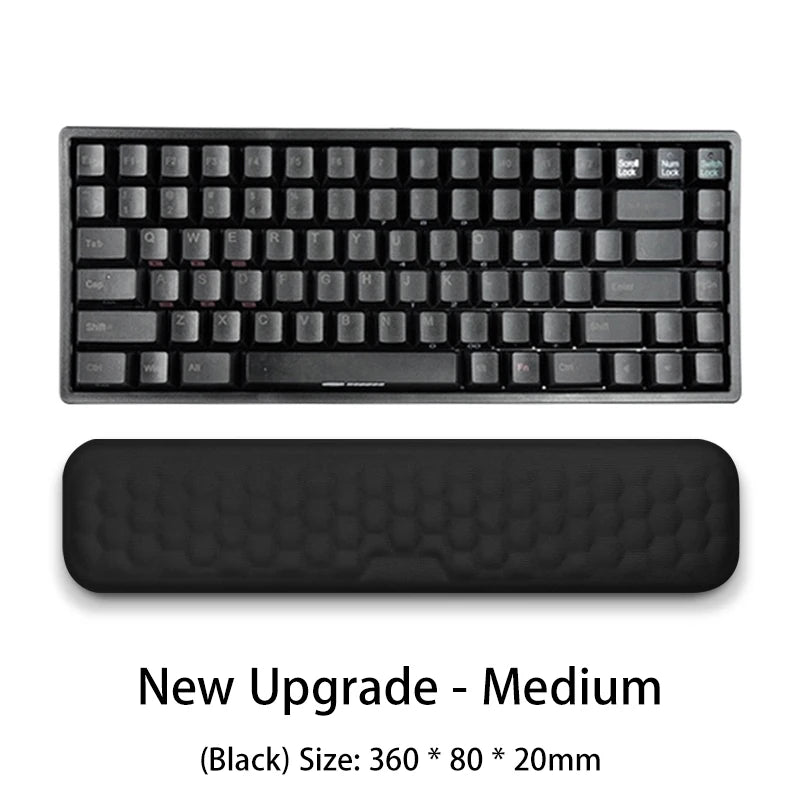 Mouse Pad Memory Foam Mouse Mat Keyboard Mouse Pad Set Ergonomic Wrist Pad Mice Mat For Office Home Computer Laptops Mouse Pad