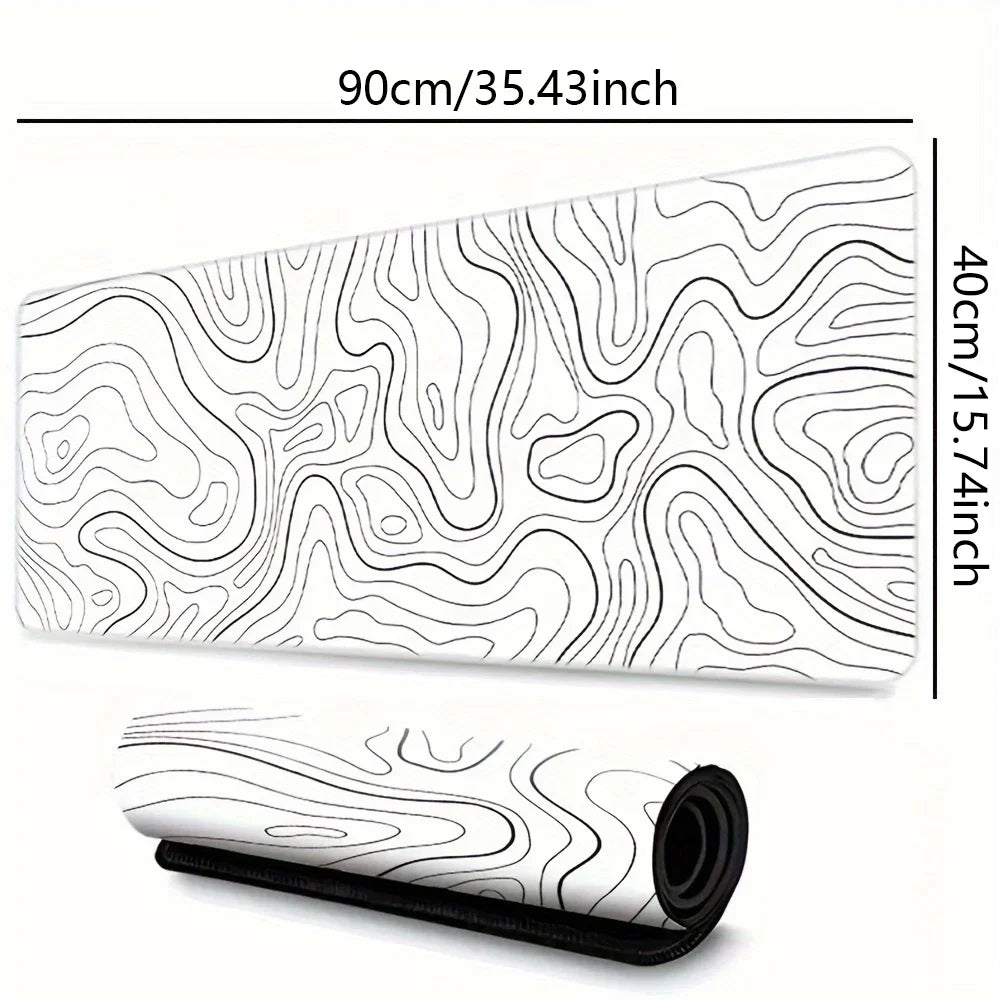 1PC Large Mouse Pads For Desk, Gaming Mouse Pad, Mouse Pad with Stitched Edges and Non-Slip Rubber Base, Extended Mouse Pad