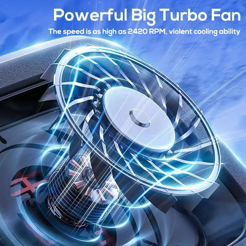 FL08 Cooling Pad Large Turbine Cooling Fan For Gaming Laptop