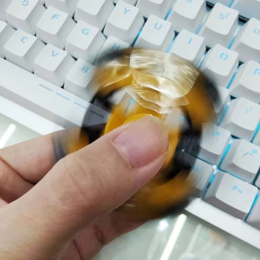 Fidget Spinners The Fingertip Gyro DIY Deformable Robot Funny Sensory Toys Decompression Spinner Party Favors