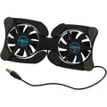 Foldable Cooling Pad Laptop Cooler with Double Fans USB Powered for 7-15 inch